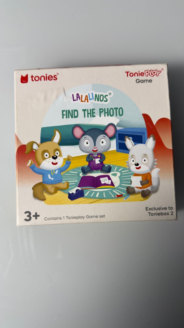 Tonies Tonieplay Lalalinos Find the Photo Game Toniebox 2 NEW Sealed